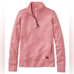 L.L. Bean Women’s Quilted Quarter Zip Pullover